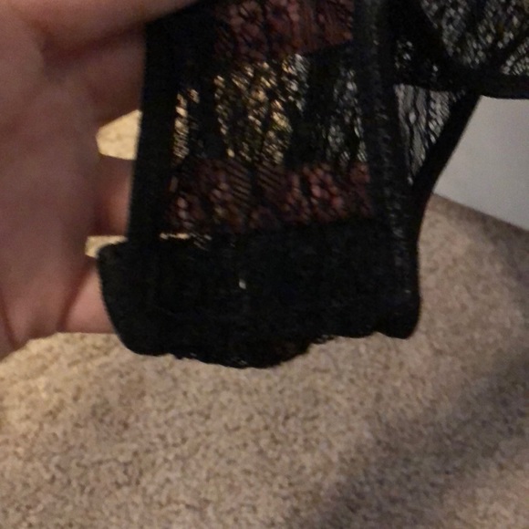 Black lace body suit NWOT - Picture 2 of 7